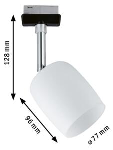 Paulmann 96966 Blossom spot pro Urail system, 1x10W G9, černá + bílé sklo