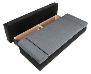 Pohodlná pohovka pro každodenní spaní s mechanismem rozkládání typu DL a úložným prostorem na lůžkoviny Game