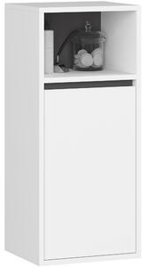 Ak furniture Závěsná koupelnová skříňka VAMI 35 cm bílá/šedý grafit