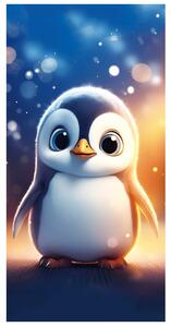PLÁŽOVÁ OSUŠKA Z MIKROVLÁKNÁ PENGUIN 100X180 CM VZOROVANÁ BX