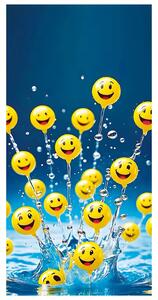 PLÁŽOVÁ OSUŠKA Z MIKROVLÁKNA SMILE 100X180 CM VZOROVANÁ