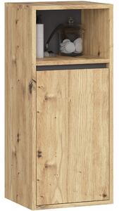 Ak furniture Závěsná koupelnová skříňka VAMI 35 cm dub artisan/šedý grafit