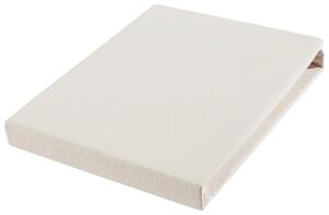 ELASTICKÉ PROSTĚRADLO, žerzej, přírodní barvy, 90-100/200-220 cm Novel - Prostěradla, Online Only