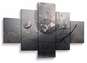 Obraz abstraktních koulí (125x70 cm)