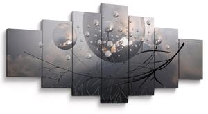 Obraz abstraktních koulí (210x100 cm)