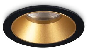 Ideal Lux Zapuštěné LED svítidlo GAME 5,5W, ø 58 mm, CRI90 Barva: Černá-zlatá