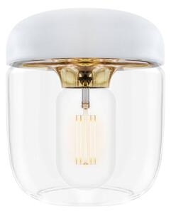 Závěsná lampa UMAGE Acorn se 3 světly, bílá/mosaz