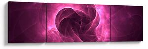 Obraz moderní růžové abstrakce (170x50 cm)