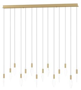Eglo 390362 - LED Stmívatelný lustr na lanku MIRADOR 14xLED/3,3W/230V zlatá