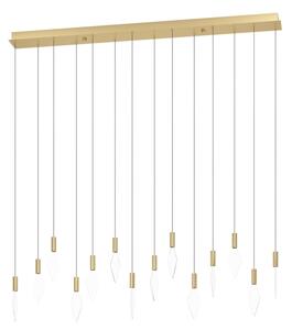 Eglo 390362 - LED Stmívatelný lustr na lanku MIRADOR 14xLED/3,3W/230V zlatá