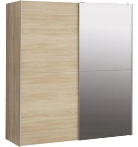 Skříň skříň se zrcadlem 170 cm Kaikais KAIS82241 dub sonoma