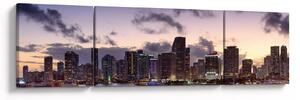Obraz metropole s mrakodrapy (170x50 cm)