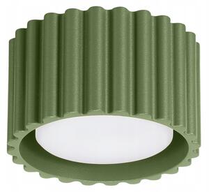 Stropní Svítidlo drážkovaná tuba stropní svítidlo AURA Gx53 olivově zelená SL.1797 SOLLUX