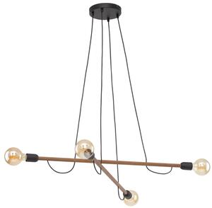 TK Lighting Závěsné svítidlo na lanku 4949 HELIX WOOD