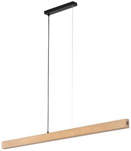 TK Lighting Závěsné svítidlo na lanku 1448 TEO LED borovice
