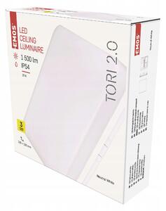 LED svítidlo čtvercové Tori 15W IP54 neutrální bílá