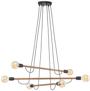 TK Lighting Závěsné svítidlo na lanku 4950 HELIX WOOD