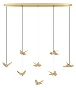 Eglo 390397 - LED Stmívatelný lustr na lanku PARATEBUENO 8xLED/4,2W/230V zlatá