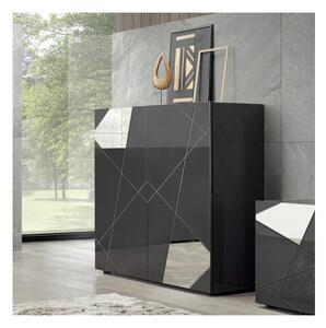Komoda TAVRI 121x111x42 cm antracit