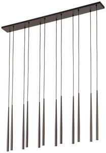 TK Lighting Závěsné svítidlo na lanku 10111 PIANO hnědá
