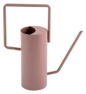 Světle růžová kovová konvička PT LIVING Grace, výška 29 cm