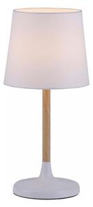 Leuchten Direkt 14423-16 - Stolní lampa NIMA 1xE14/40W/230V bílá