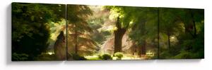 Obraz parku (170x50 cm)