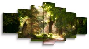 Obraz parku (210x100 cm)