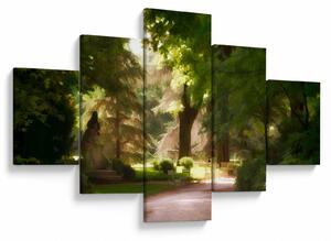 Obraz parku (125x70 cm)