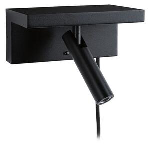 Paulmann - Jerik Nástěnné Svítidlo w/USB 3-Step Dim. Matt Black