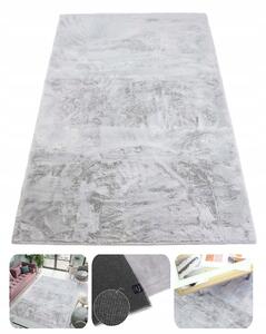 Koberec ELSIMONE CARPET šedý obdélníkový s krátkým vlasem 100x150 cm