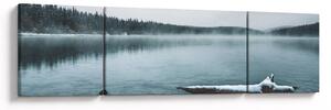 Obraz - ledové severské jezero (170x50 cm)
