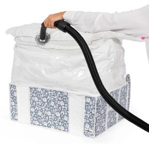 Modrý vakuový úložný box na oblečení Compactor Signature Vicky 3D Vacuum Bag, 210 l