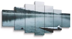 Obraz - ledové severské jezero (210x100 cm)