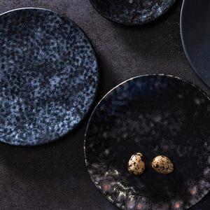 Černo-šedý dezertní talíř z kameniny ø 22 cm Roda – Costa Nova