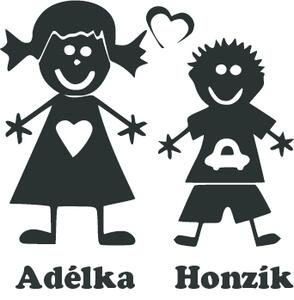 Samolepka Sourozenci