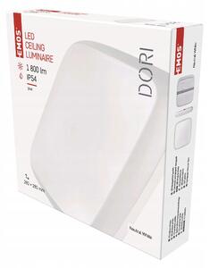 LED svítidlo čtvercové 18W IP54 bílé EMOS ZM4313