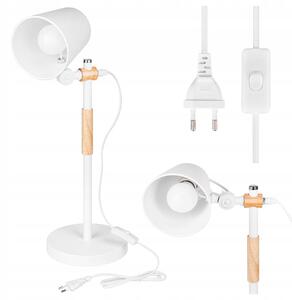 Stolní lampa Masterled Kasio, E27, 60W, bílo-béžová