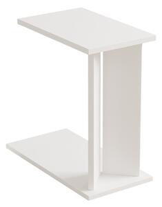 Příruční stolek Luninadis (bílá). Akce -25%