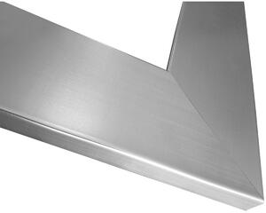 Ars Longa Simple zrcadlo 63x113 cm obdélníkový stříbrná SIMPLE50100-S