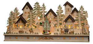 LED vánoční oblouk dům a figurky