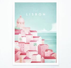 Plakát Travelposter Lisbon, A3