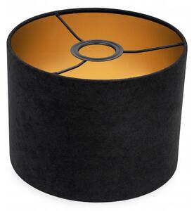 MODERNÍ ZLATÉ VELUROVÉ STÍNIDLO 20 cm