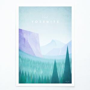 Plakát Travelposter Yosemite, A3