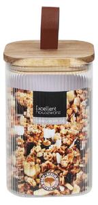 Skleněná nádoba na potraviny Stripe Square 1150ml