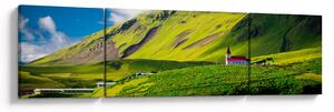 Obraz horské krajiny (170x50 cm)