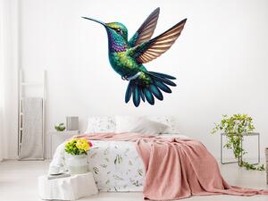 Barevný kolibřík arch 75 x 71 cm