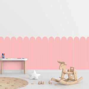 PIPPER. Textilní samolepící tapeta - Oblouk - Růžová barva Barva: Bledá, Velikost: 100cm
