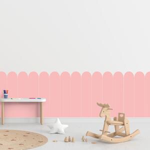 PIPPER. Textilní samolepící tapeta - Oblouk - Růžová barva Barva: Bledá, Velikost: 80cm
