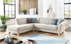 ROHOVÁ SEDAČKA, textil, krémová Sit & More - Sedací soupravy, Online Only